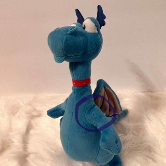 Disney Doc McStuffins Stuffy Plush Toy Blue Dragon Plushie Stuffed Animal - Picture 2 of 5